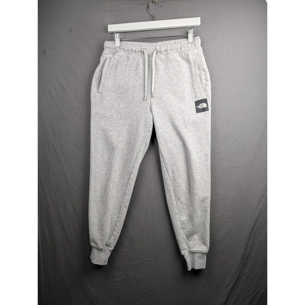 The North Face Womens Grey Heather Fleece Jogger Sweatpants Small‎
